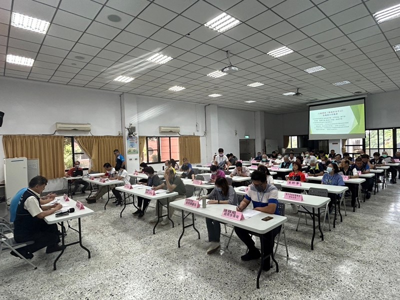 臺中市清水區113年登革熱屈公病茲卡病毒感染症區級防治中心第一次二級開設演練(3)