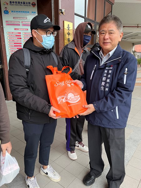 歡送清水區空訓107梯次役男入營 (5)