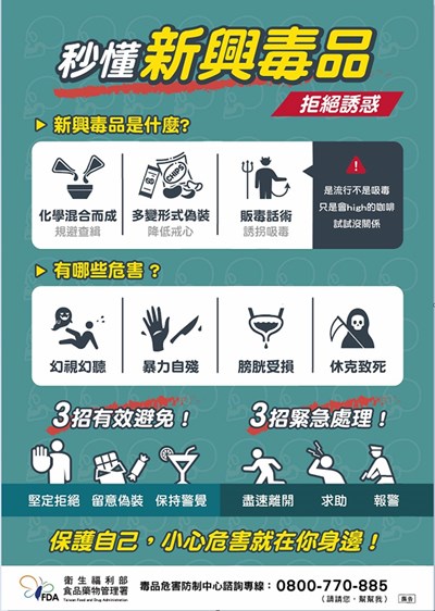 秒懂新興毒品 拒絕誘惑